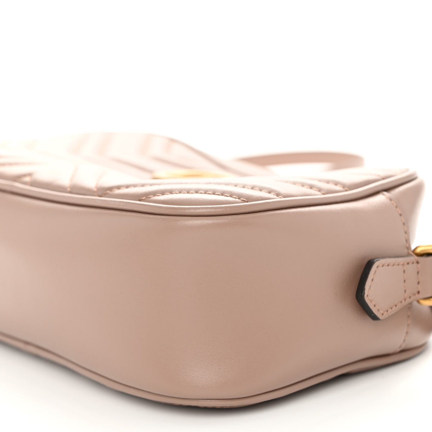 Calfskin Matelasse Small GG Marmont Chain Shoulder Bag Porcelain Rose