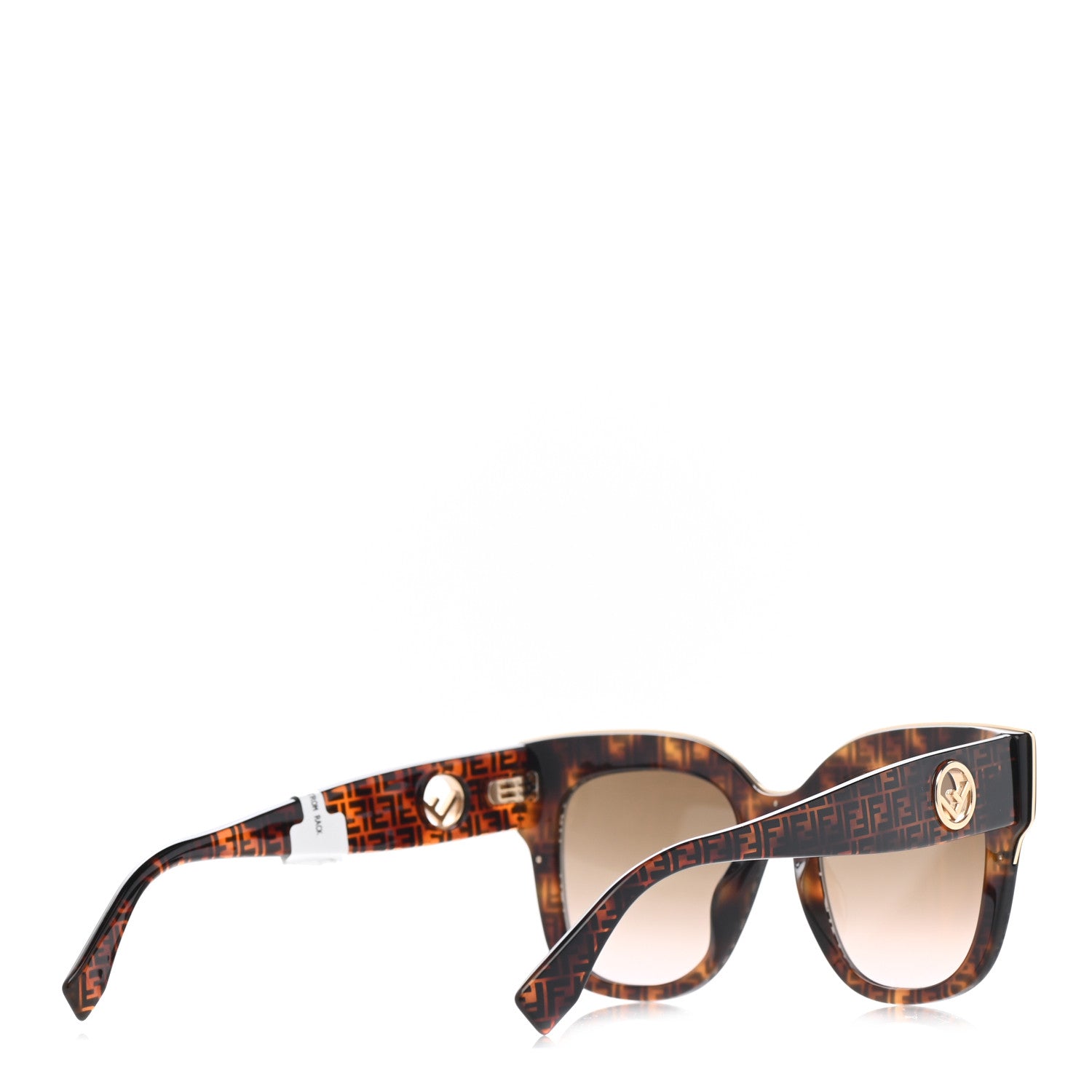 Fendi Acetate F is Fendi FF Sunglasses 0359/S Tortoise Camouflage 4 of 8