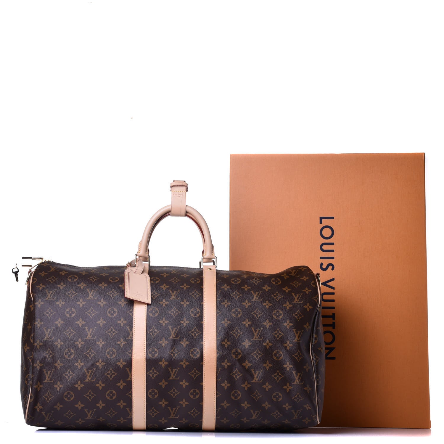 Louis Vuitton Monogram Keepall Bandouliere 55 10 of 10