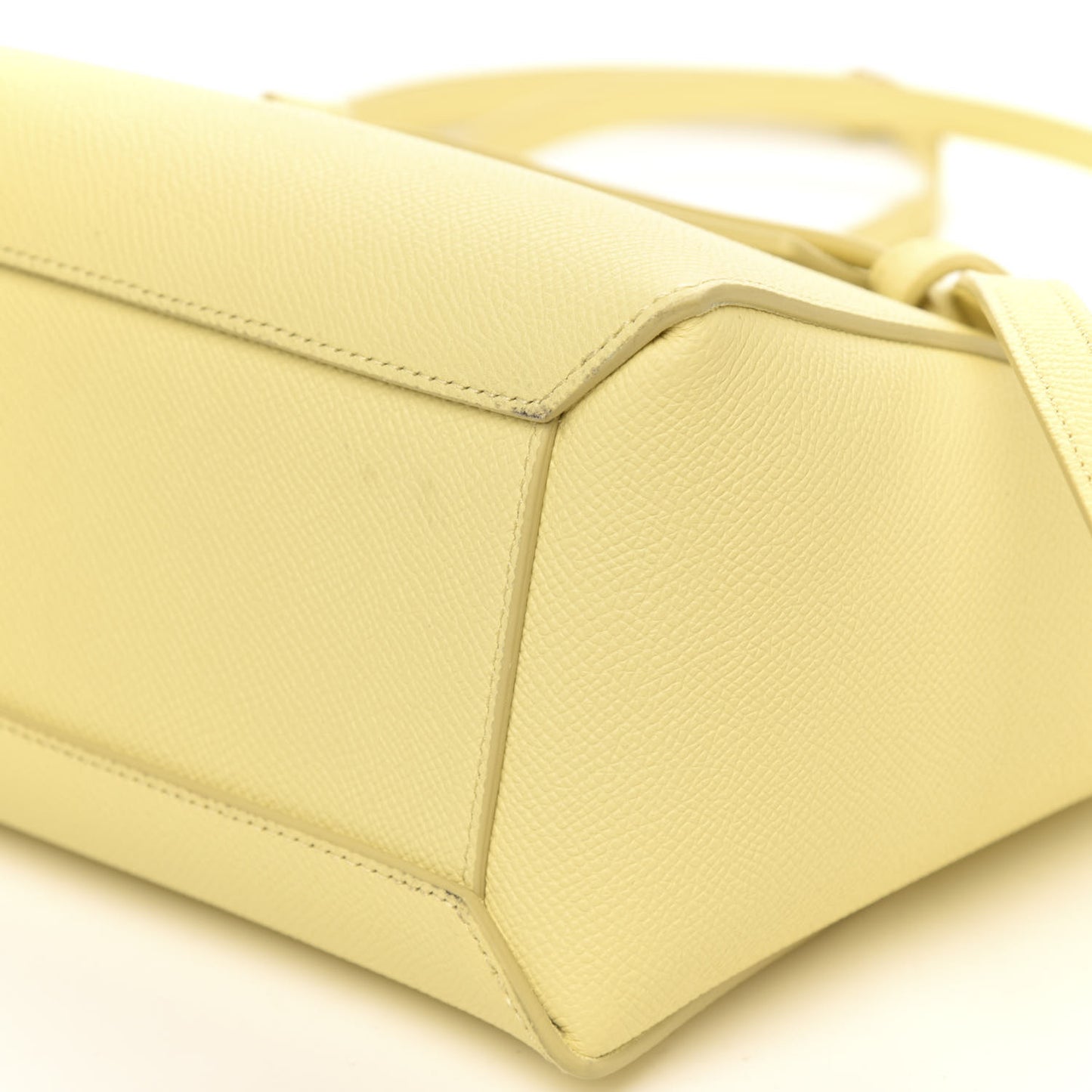 Grained Calfskin Nano Belt Bag Citrus