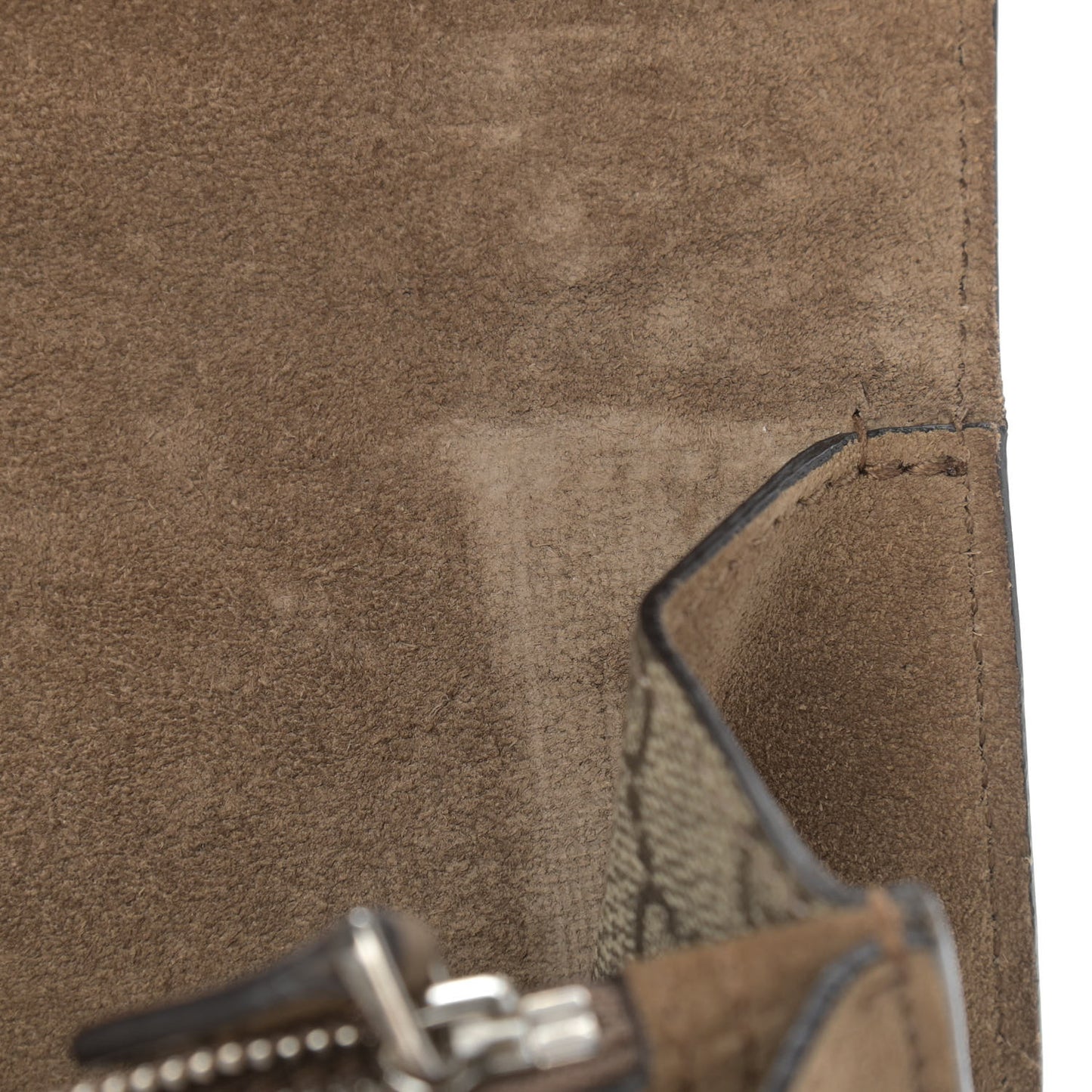 GG Supreme Monogram Small Dionysus Shoulder Bag Taupe