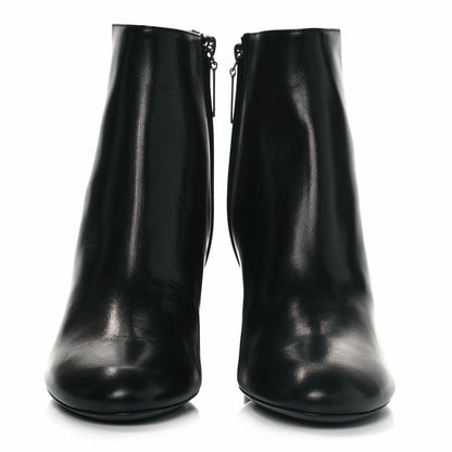 Saint Laurent Calfskin Loulou 70 Ankle Boots 35.5 Black 2 of 8