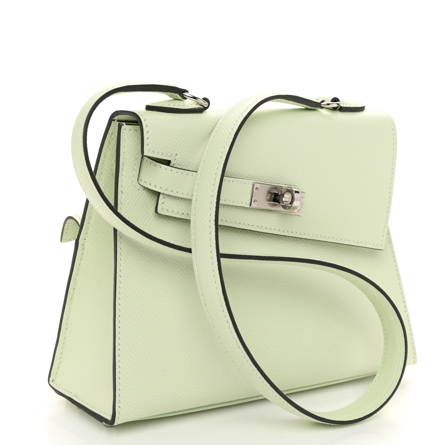 Hermes Epsom Kelly En Desordre Sellier 20 Vert Fizz 3 of 11