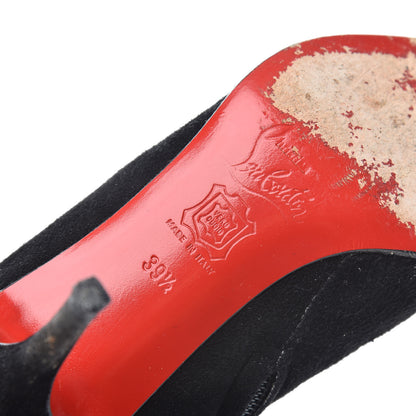 Christian Louboutin Veau Velours Alta Piga 70 Boots 39.5 Black 6 of 8