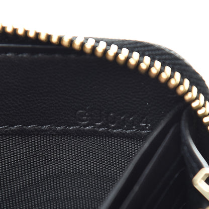 Givenchy Lambskin Shark Lock Zip Around Wallet Black 7 of 10