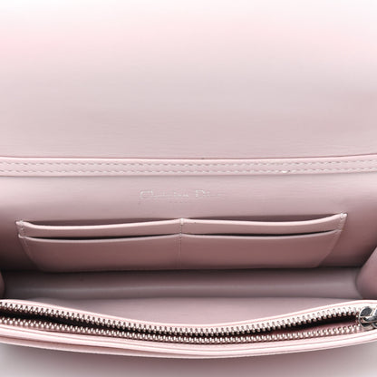 Christian Dior Grained Calfskin Diorama Wallet on Chain Pouch Rose Poudre 5 of 14
