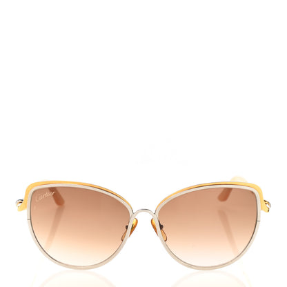 Cartier Metal Trinity Sunglasses CT0089S Brown 2 of 7