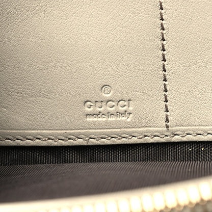 Gucci Guccissima Signature Microguccissima Bree Zip Around Wallet Off White 6 of 12