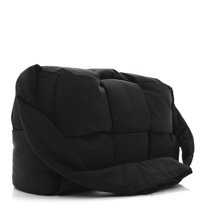 Bottega Veneta Nylon Intrecciato Padded Tech Maxi Cassette Bag Black 3 of 10