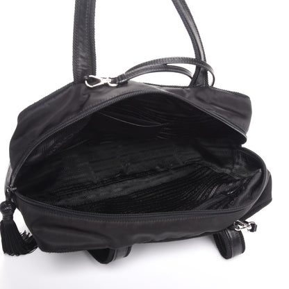 Prada Tessuto Nylon Passama Shoulder Bag Nero Black 6 of 8