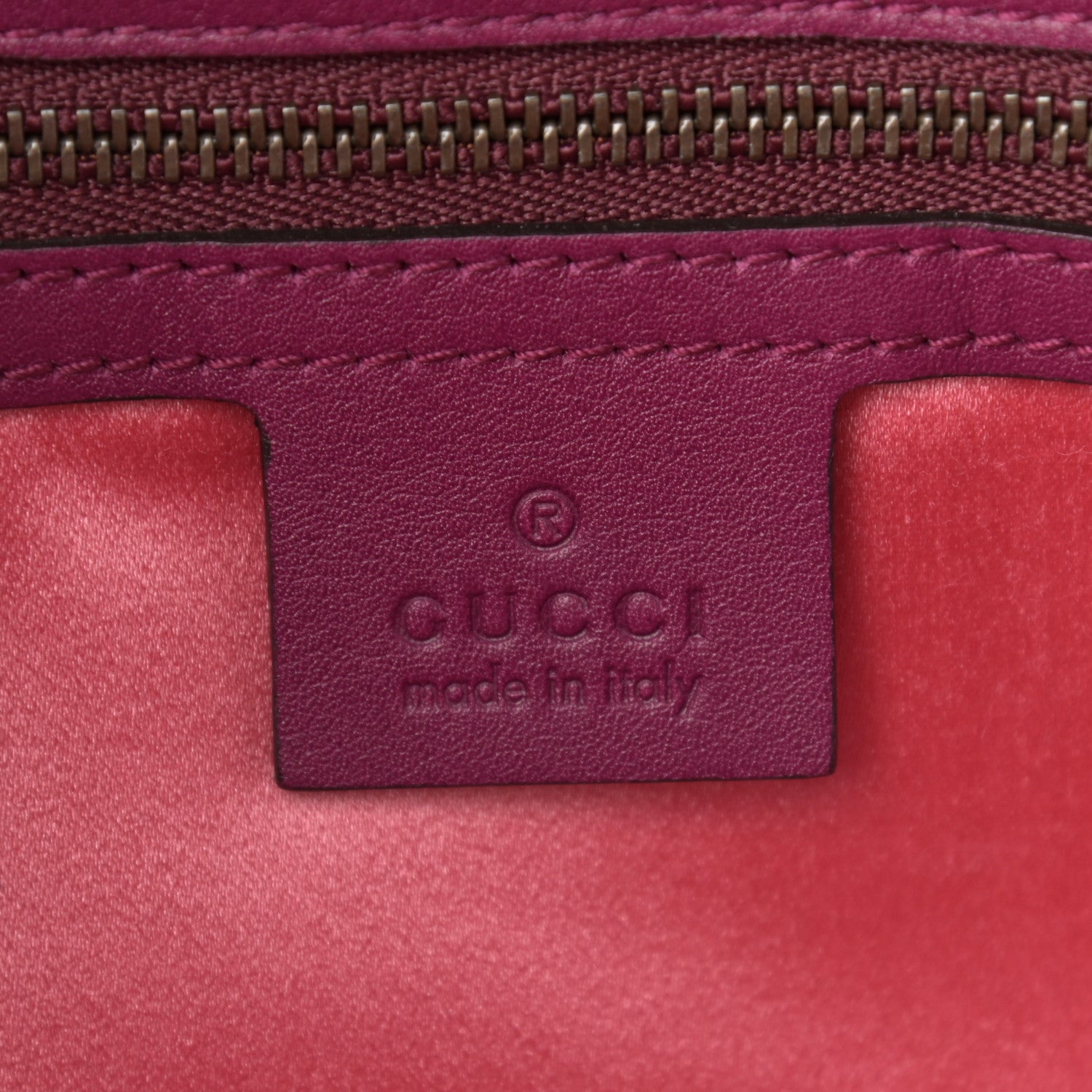 Gucci Velvet Matelasse Small GG Marmont Shoulder Bag Fuchsia Violet Cyclamen 6 of 11