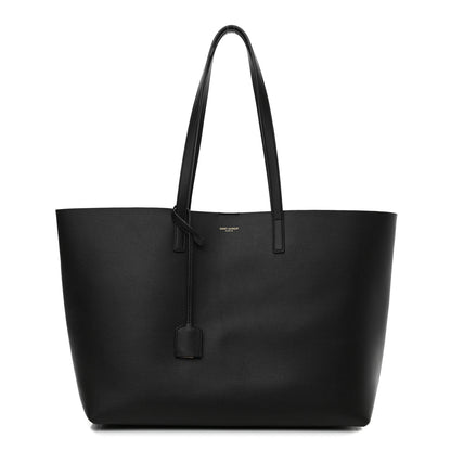 Saint Laurent Calfskin Large Shopping Tote Black 2 of 9