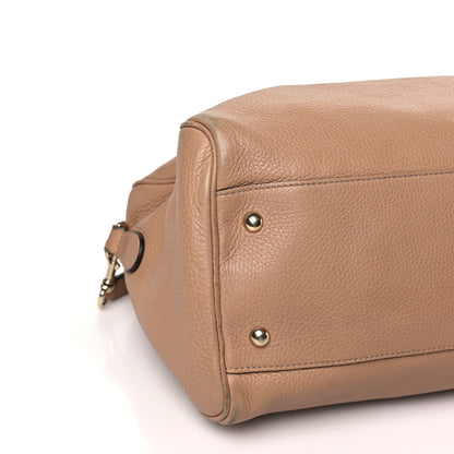 Gucci Calfskin Medium Bamboo Shopper Boston Camelia 8 of 10