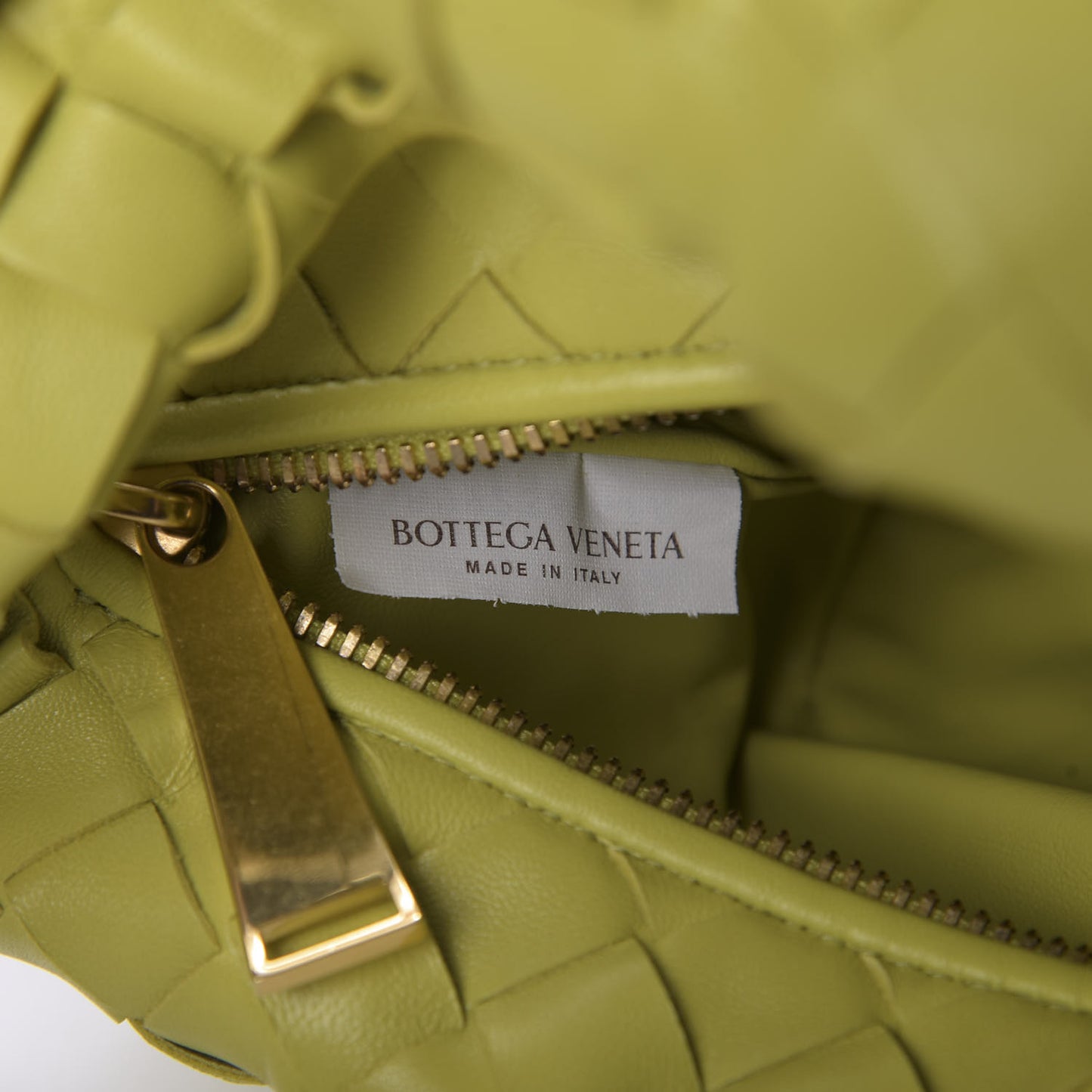 Nappa Intrecciato Mini Jodie Kiwi