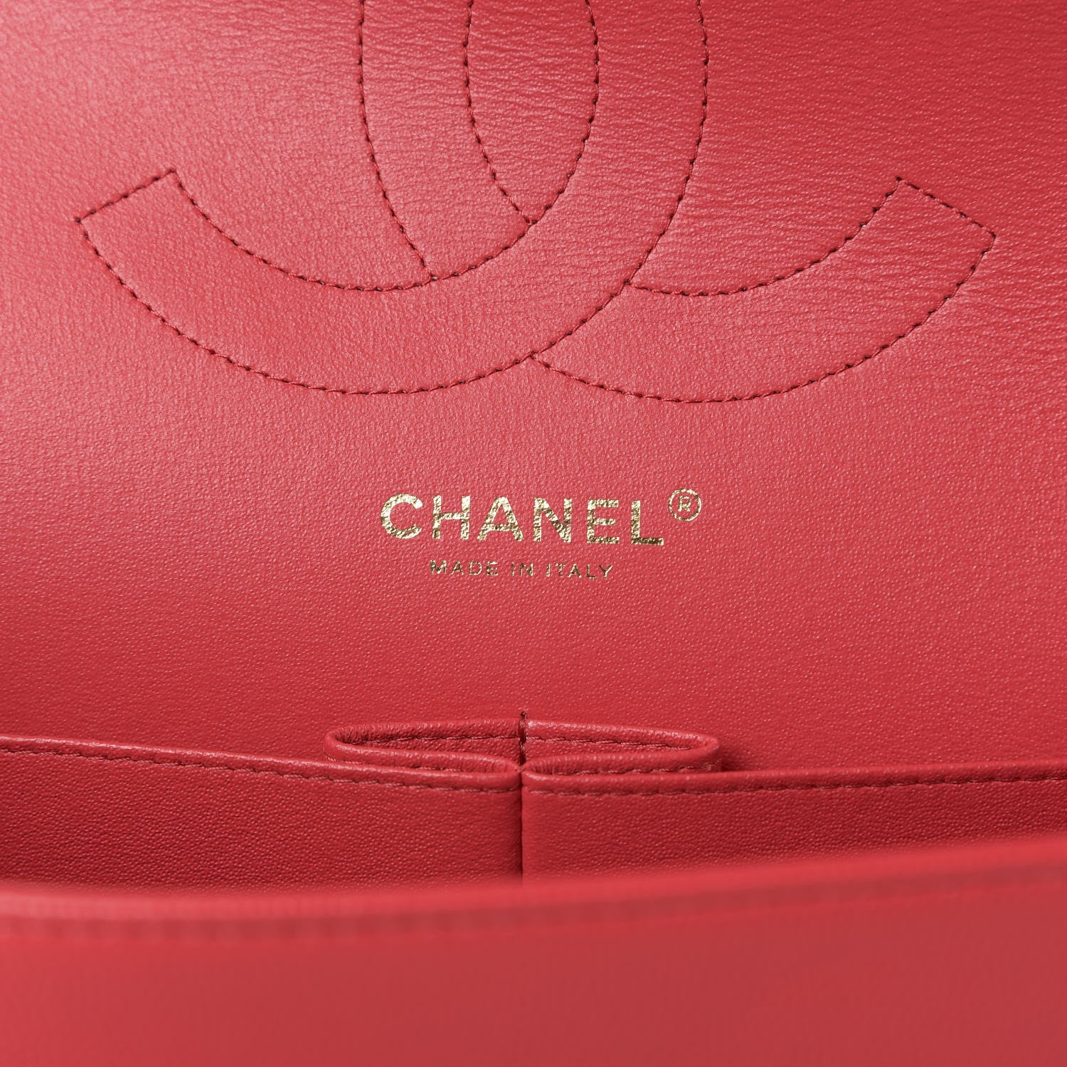 Chanel Caviar Quilted Jumbo Double Flap Red 6 of 10