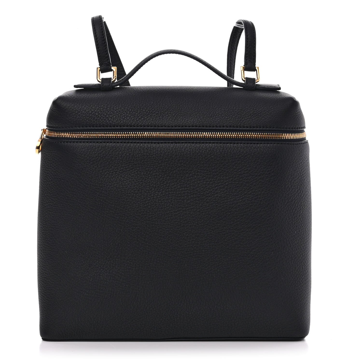 Loro Piana Grained Calfskin L23.5 Extra Pocket Backpack Navy Blue 1 of 10