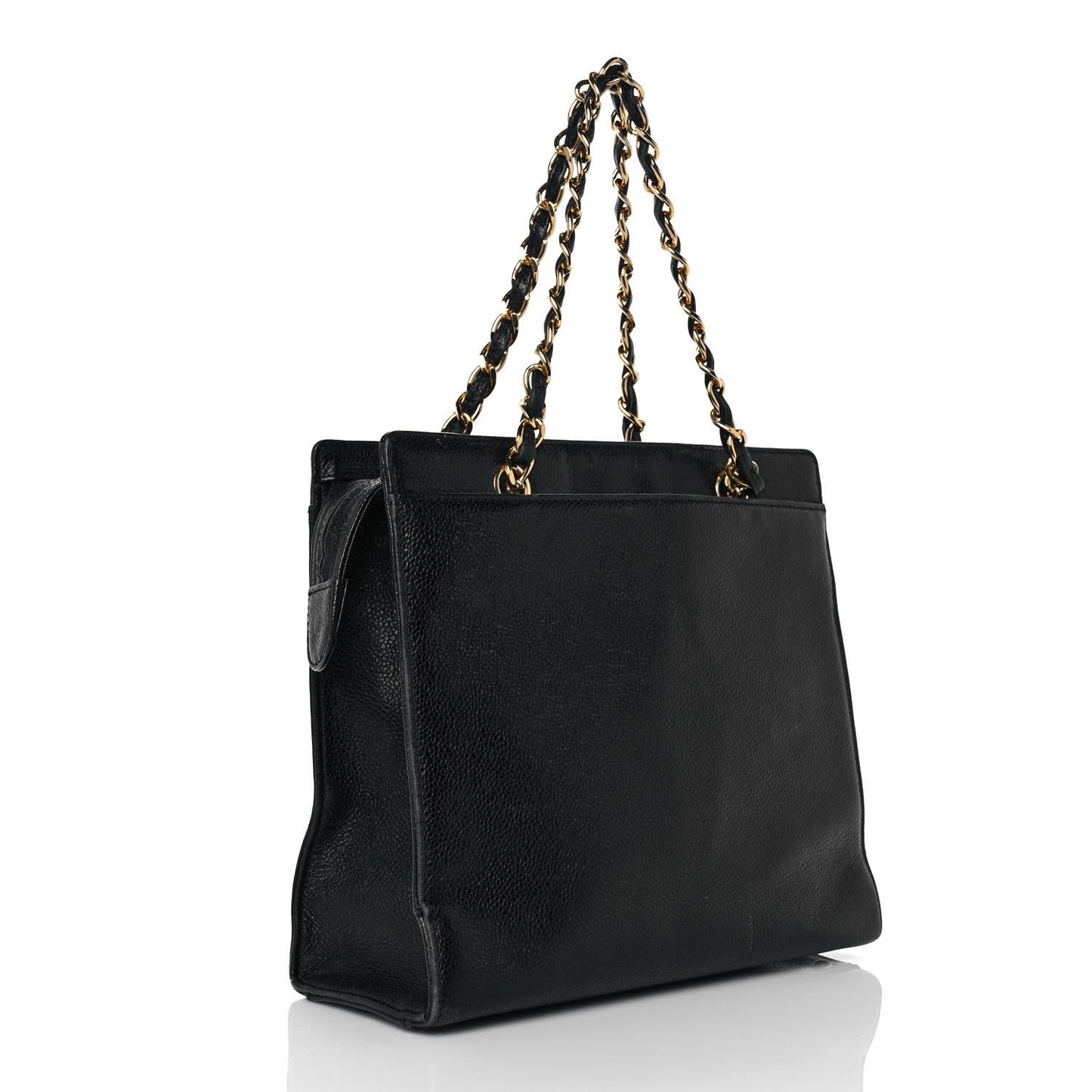 Caviar CC Shoulder Bag Black