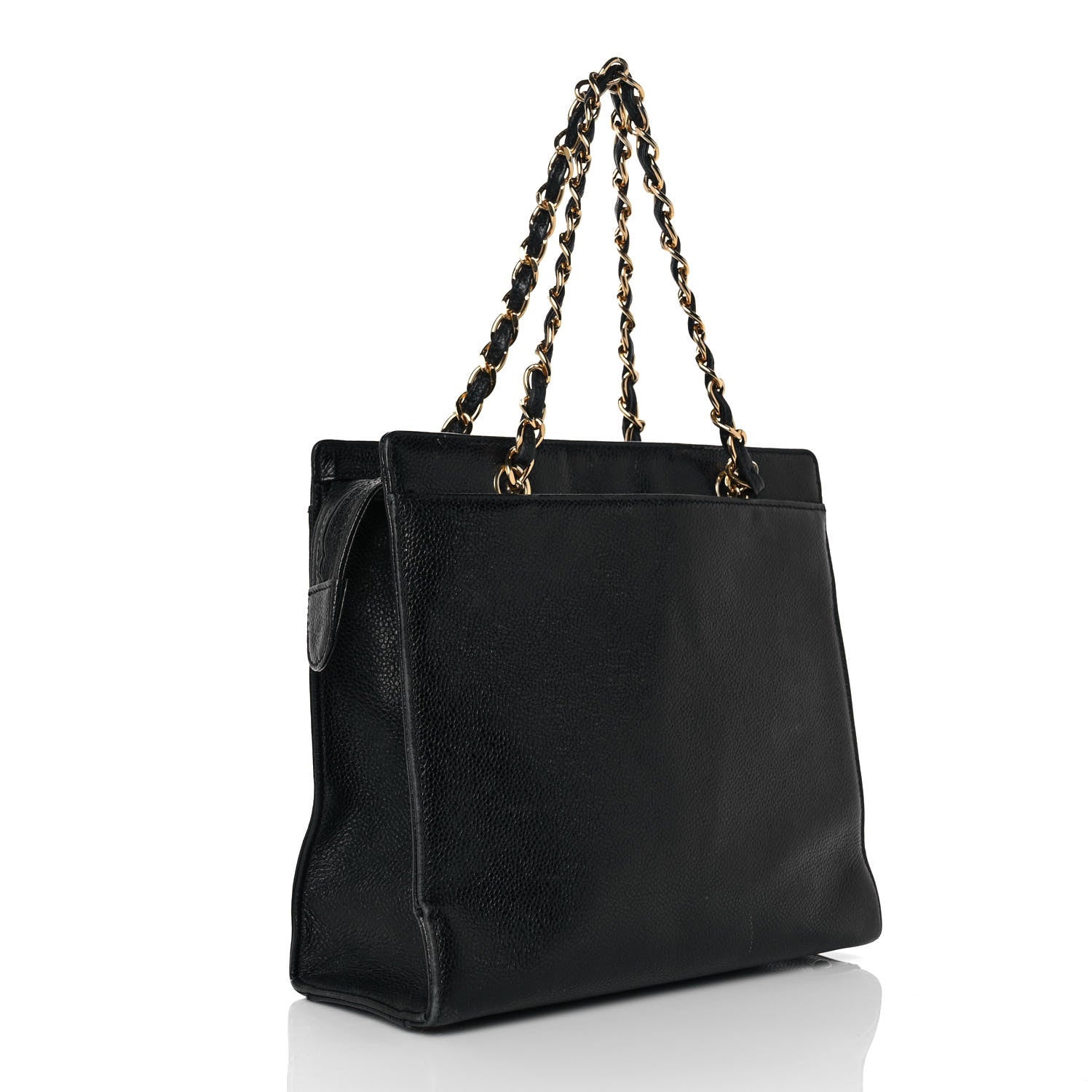 Chanel Caviar CC Shoulder Bag Black 2 of 9