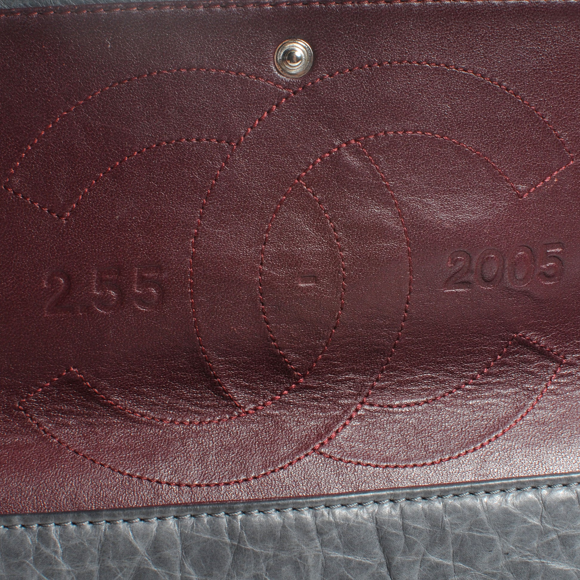 Chanel Aged Calfskin 2.55 Reissue 228 Flap Grey 6 of 8