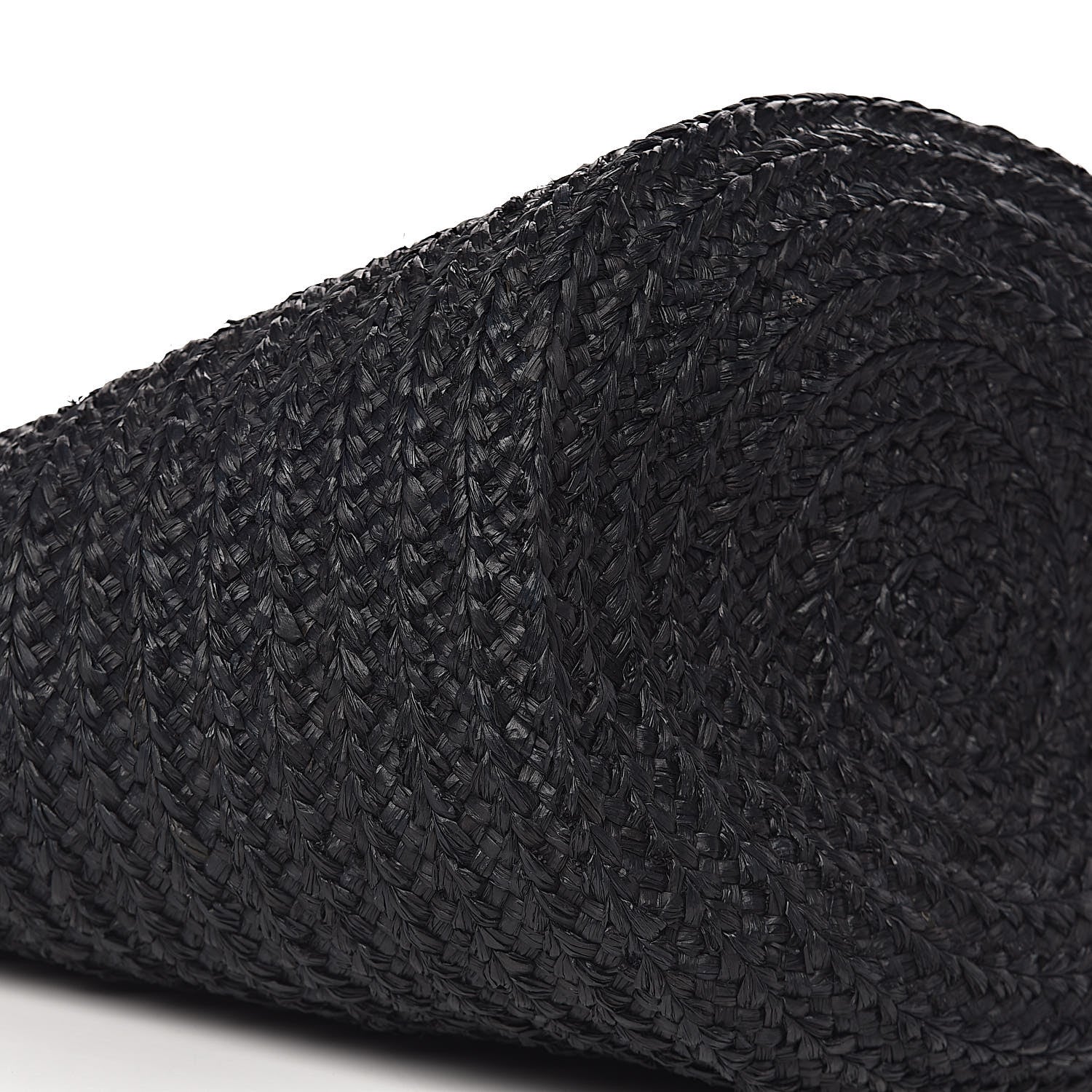 Saint Laurent Raffia Medium Panier Bag Black 8 of 9