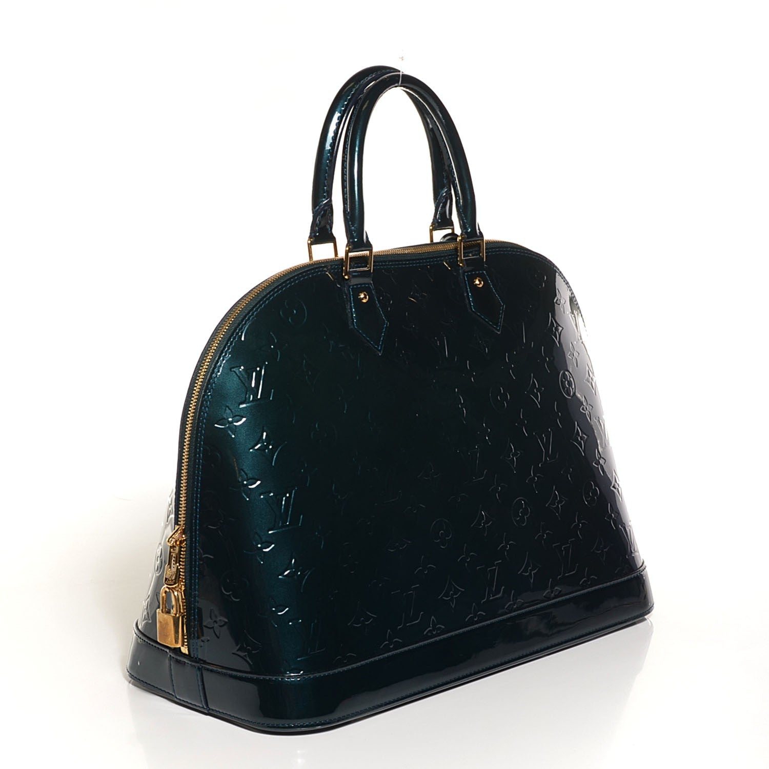 Louis Vuitton Vernis Alma GM Blue Nuit 3 of 7