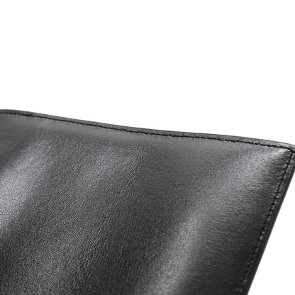 Saint Laurent Smooth Shiny Calfskin Monogram Uptown Pouch Black 7 of 9