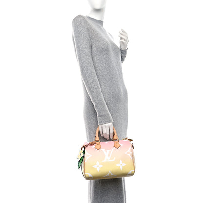 Louis Vuitton Monogram Giant By The Pool Speedy Bandouliere 25 Light Pink 2 of 12