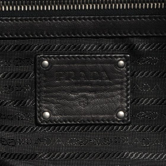 Nappa Delave Tote Black