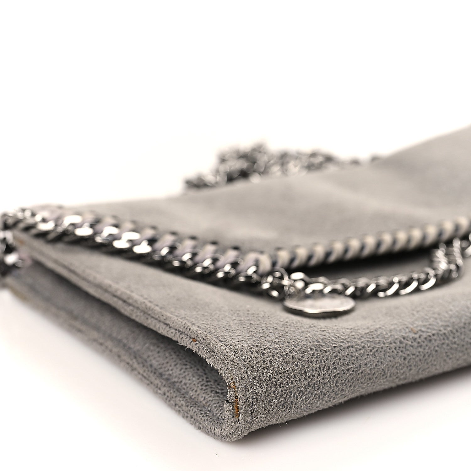 Stella McCartney Shaggy Deer Mini Falabella Crossbody Bag Grey 7 of 8