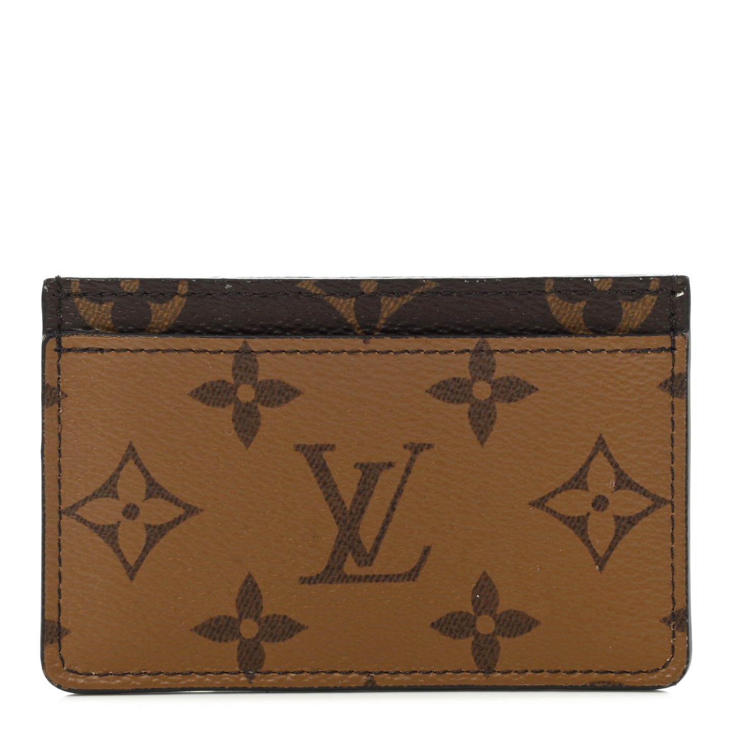 Reverse Monogram Card Holder