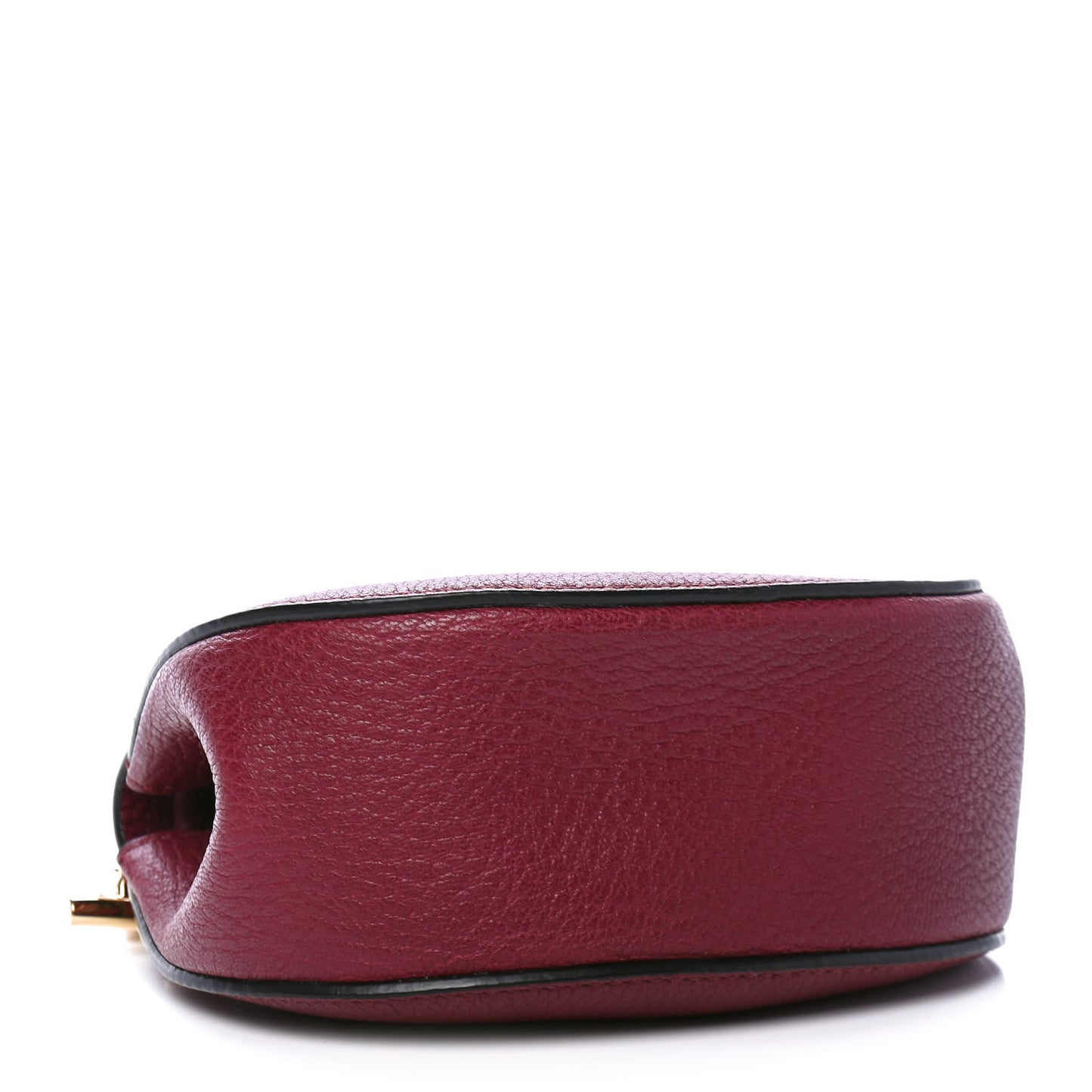 Grained Lambskin Nano Drew Shoulder Bag Wine Purple
