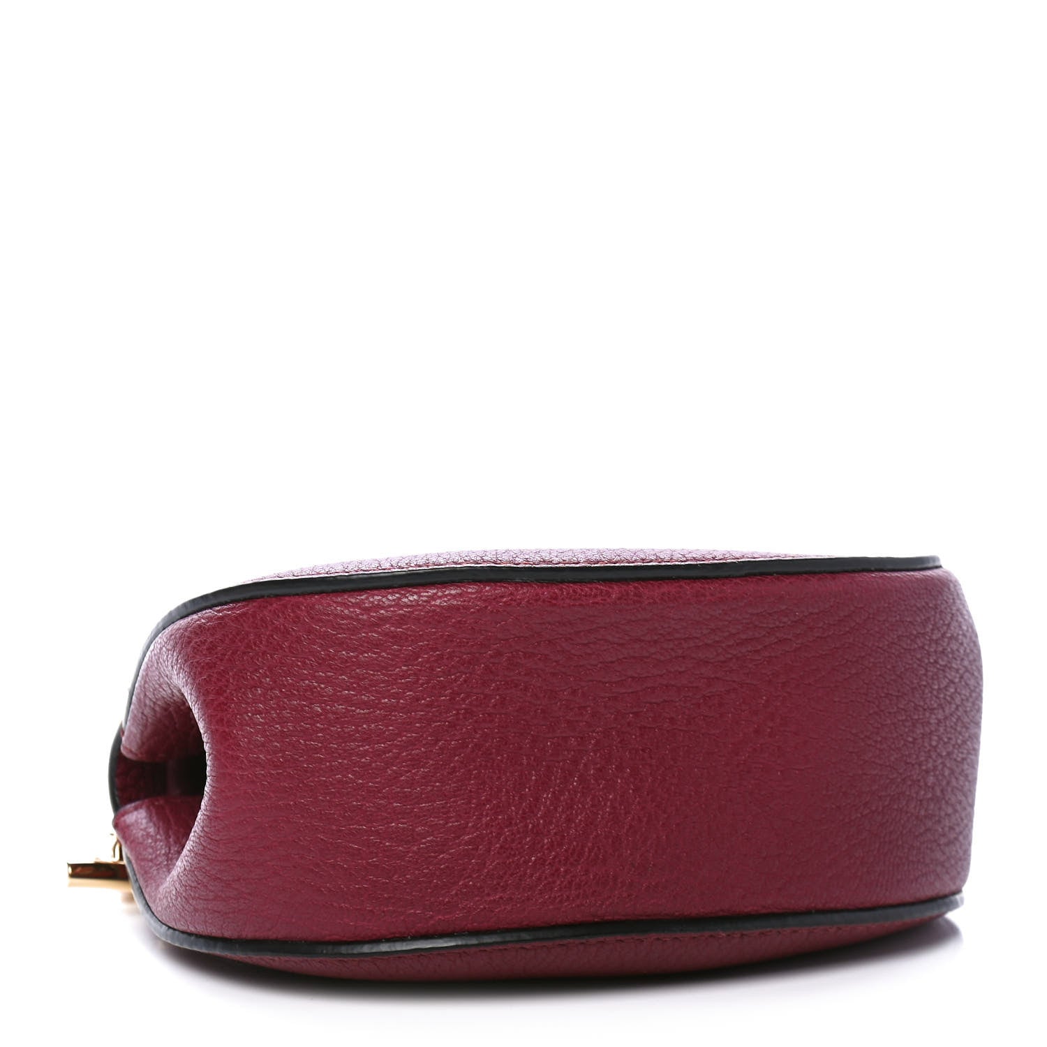 Chloe Grained Lambskin Nano Drew Shoulder Bag Wine Purple 3 of 6