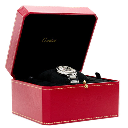 Cartier Stainless Steel Diamond Bezel 36mm Ballon Bleu De Cartier Automatic Watch 5 of 5