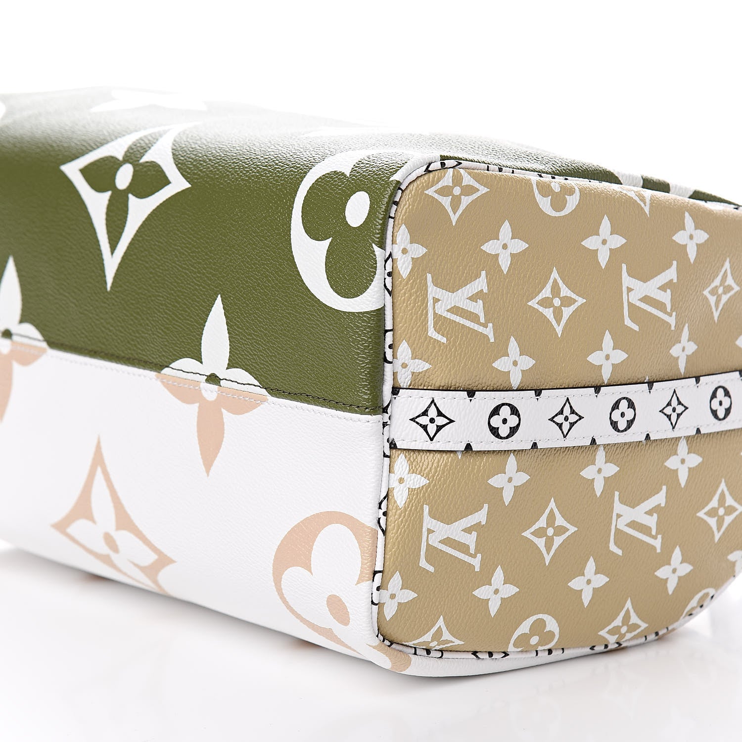 Louis Vuitton Monogram Giant Speedy Bandouliere 30 Kaki Beige 8 of 10
