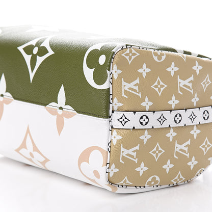 Louis Vuitton Monogram Giant Speedy Bandouliere 30 Kaki Beige 8 of 10