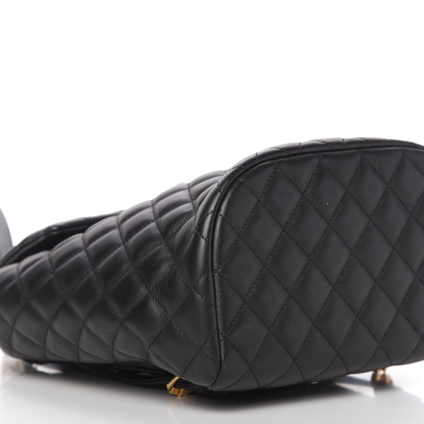 Lambskin Quilted Small Urban Spirit Backpack Black