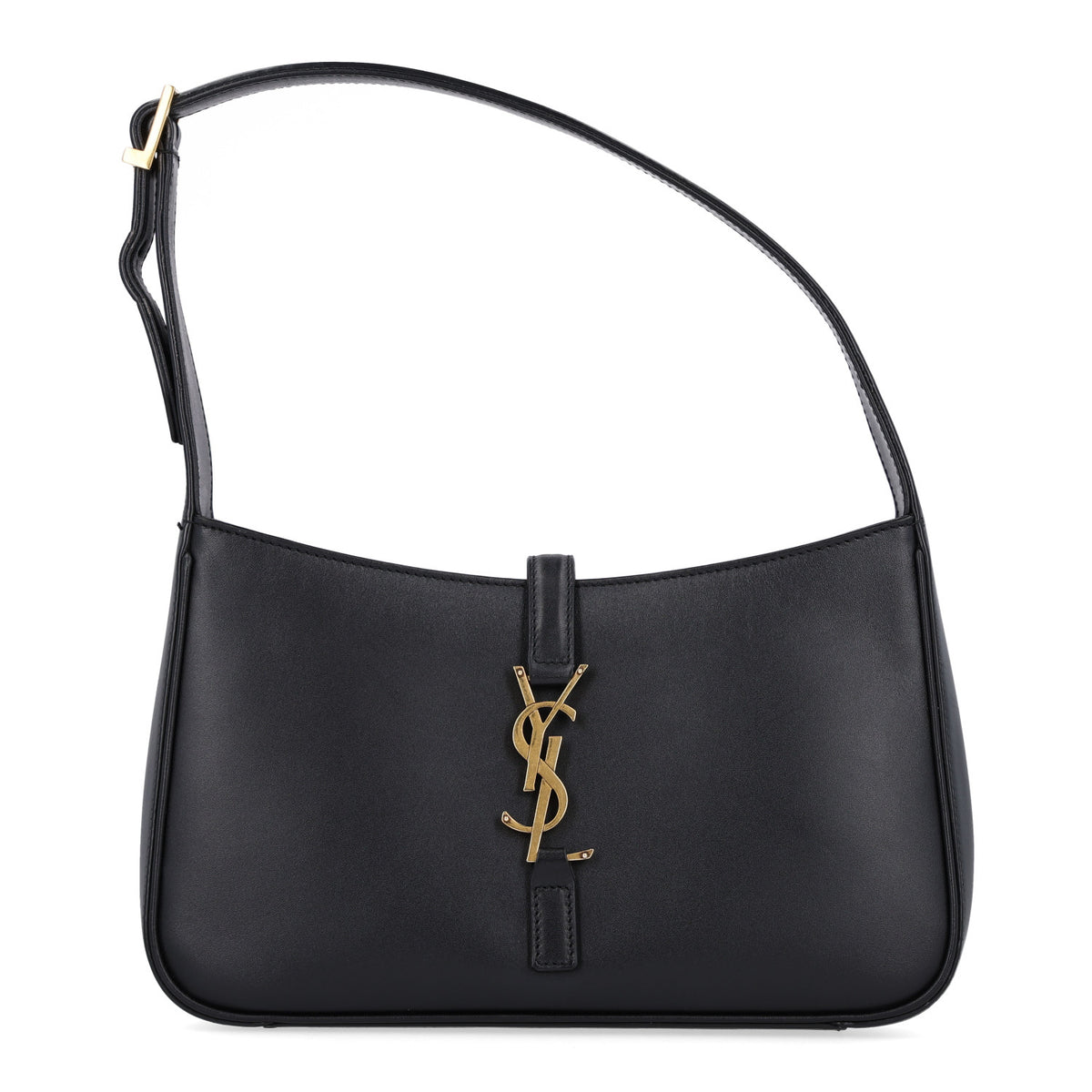 Saint Laurent Smooth Calfskin Le 5 A 7 Hobo Black 1 of 10