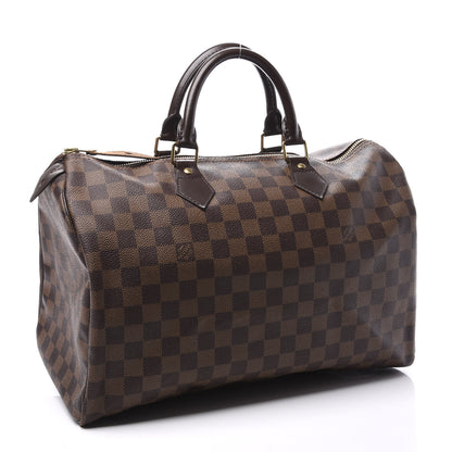 Louis Vuitton Damier Ebene Speedy 35 2 of 9