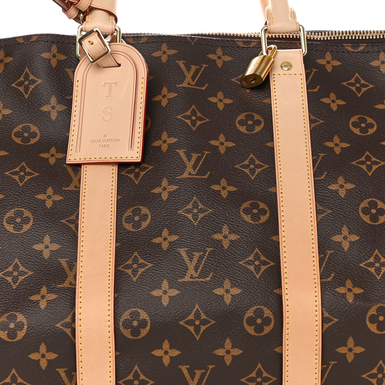 Louis Vuitton Monogram Keepall Bandouliere 55 7 of 10