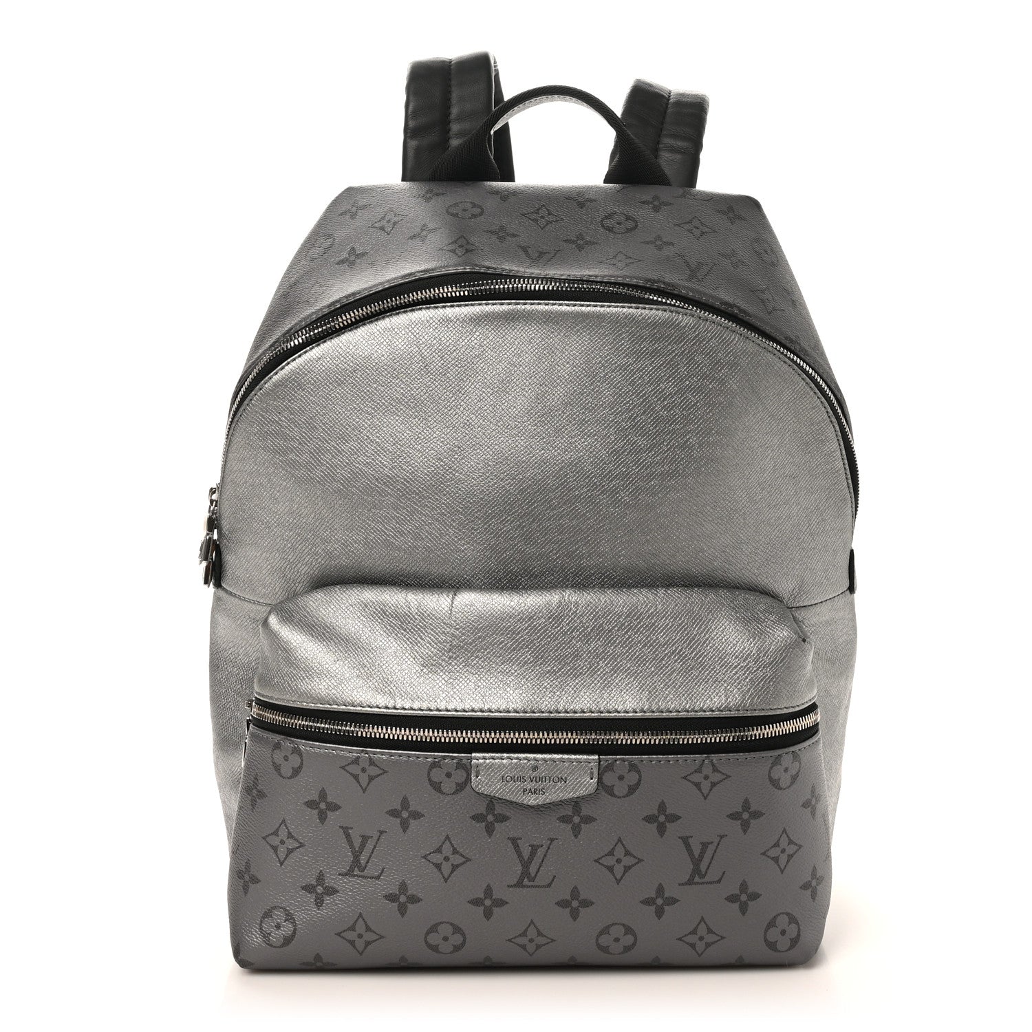 Louis Vuitton Monogram Taiga Discovery Backpack PM Silver 1 of 10