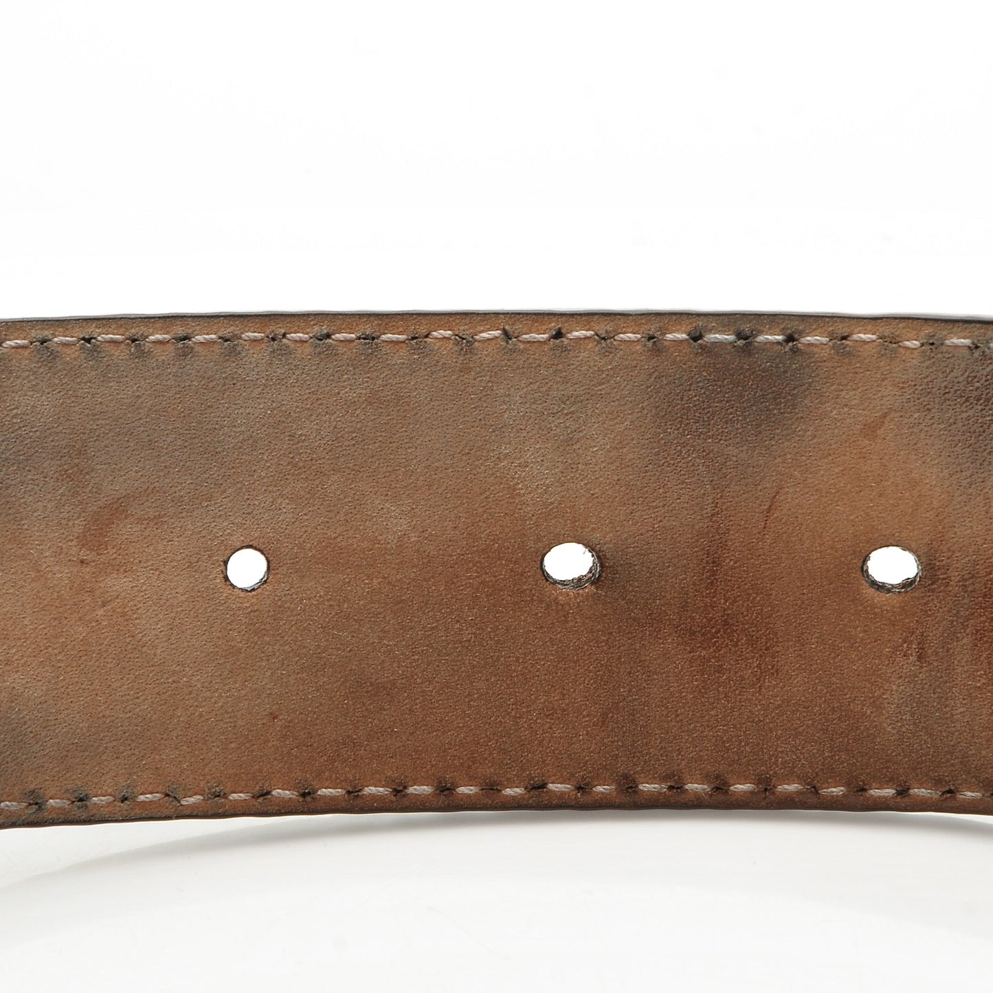 Guccissima Interlocking G Belt 90 36 Dark Brown