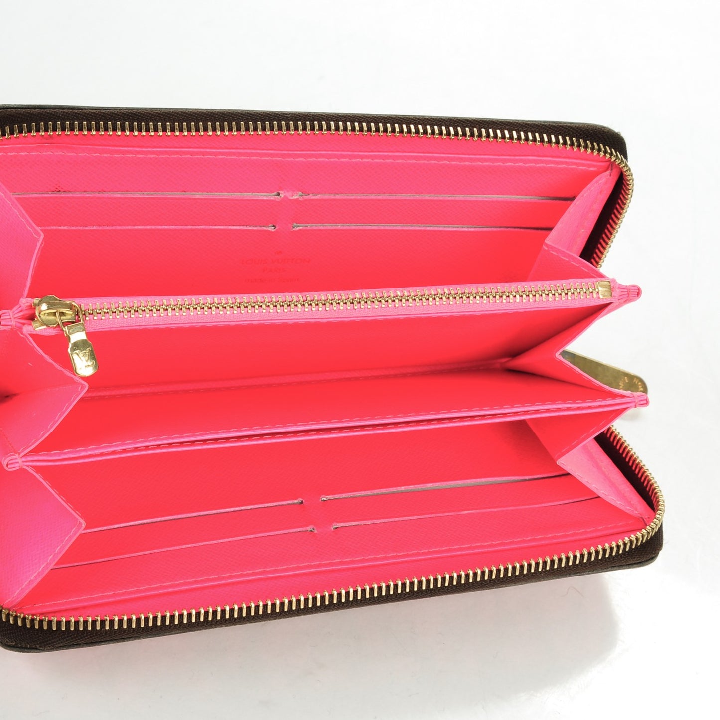 Monogram Graffiti Zippy Wallet Fuchsia