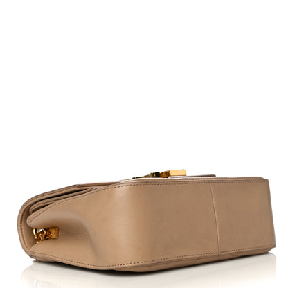 Saint Laurent Lambskin Matelasse Chevron Monogram Small Sulpice Bag Sable Beige 4 of 24