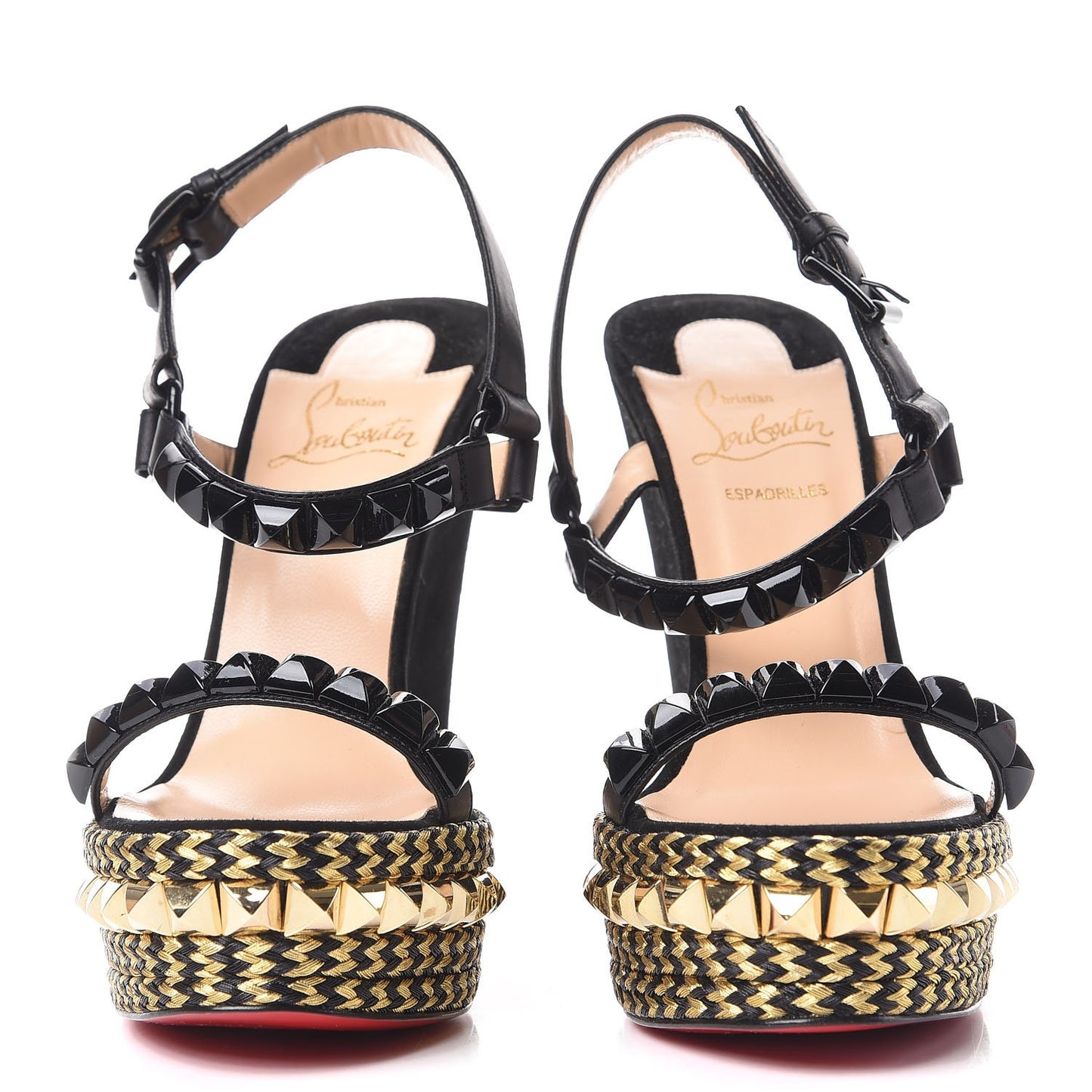 Calfskin Suede Cataclou 140 Wedge Sandals 38 Black