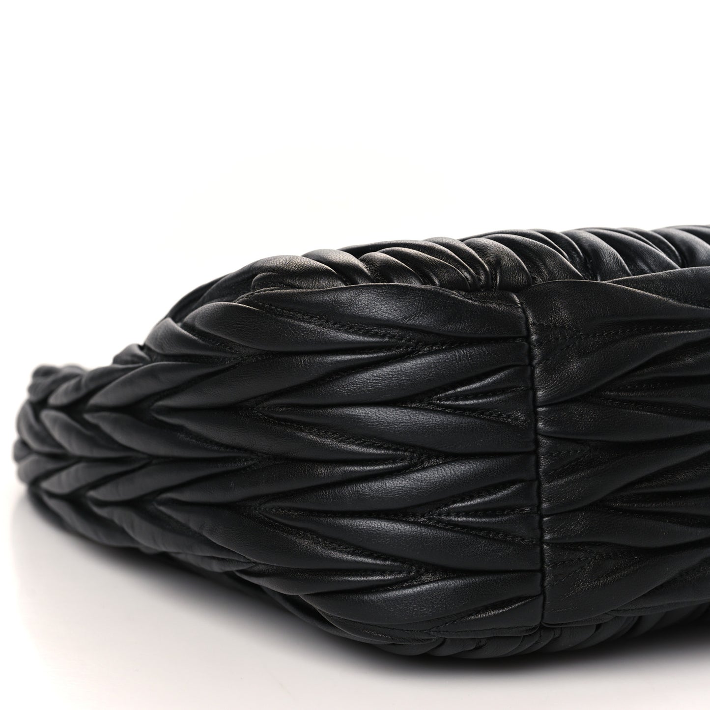 Nappa Matelasse Wander Large Hobo Black