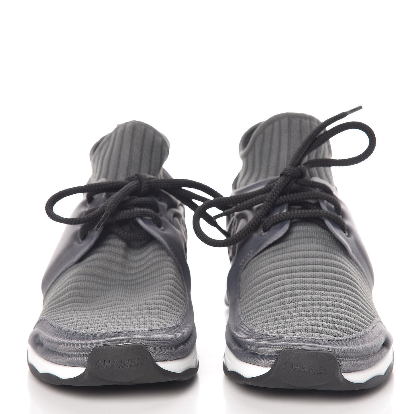 Stretch Fabric CC Sneakers 35 Grey