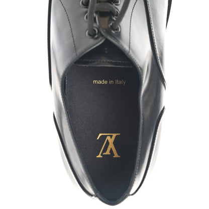 Louis Vuitton Calfskin Mens Vendome Flex Derby 9 Black 7 of 9