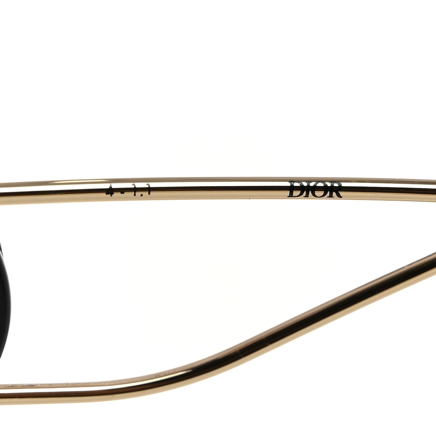 Christian Dior Acetate Square 30 Montaigne Sunglasses Black Gold 6 of 8