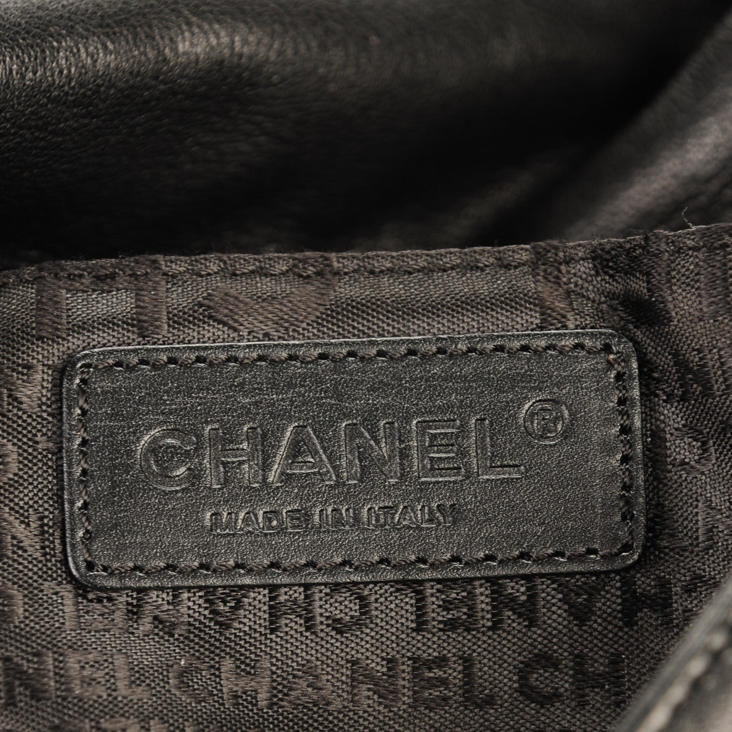 Chanel Lapin Rabbit Fur Lambskin Pleated CC Flap Bag Black 6 of 7