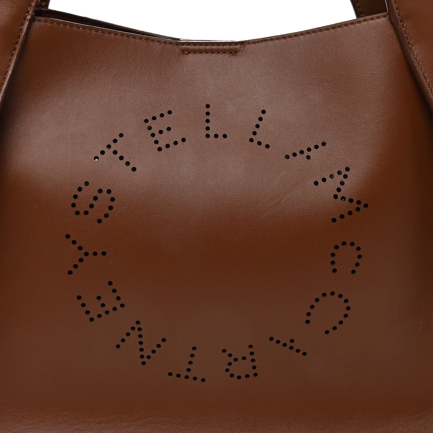 Eco Alter Nappa East West Perforated Tote Brown